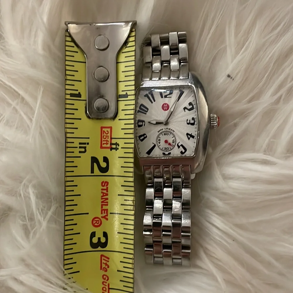 Michele Silver Stainless Steel Women's Watch